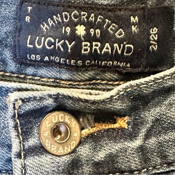 Lucky Brand Womens Jeans Sienna Slim Boyfriend Button Fly Distressed Size 2/26 - Picture 8 of 10